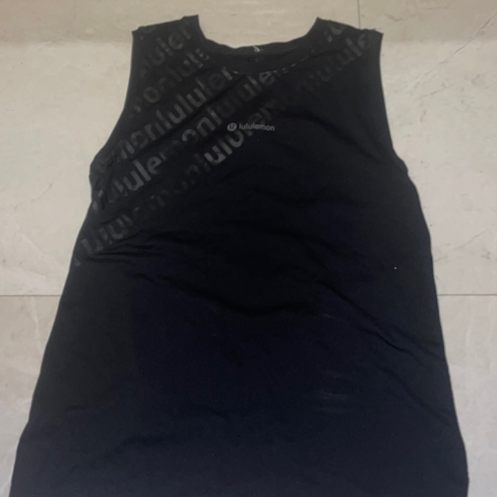 Lululemon Reflective Logo Tank Top